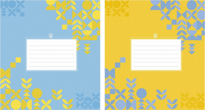 Зошит учнівський, 12арк., у лінію, ВД-лак, Школярик