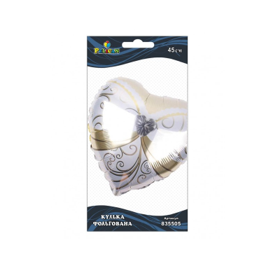 Шарик Pelican (45 см) фольгированный, Сердце невеста, 835505 Шарик Pelican (45 см) фольгированный, Сердце невеста, 835505