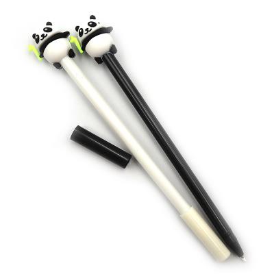 Ручка детская с игрушкой "Панда", 0.5 мм, синяя, mix, С0057