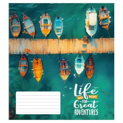 Зошит учнівський повноколірний 12 арк., клітинка. "Природа"