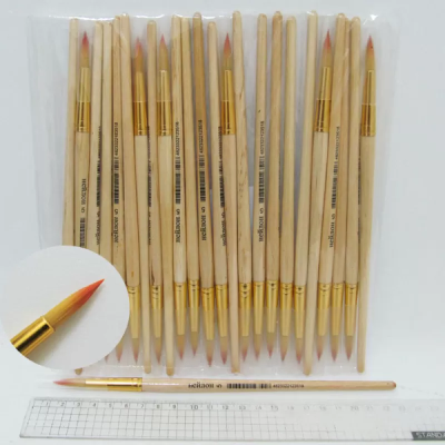 Пензлик для малювання, нейлон (ГОСТ №5) (Штрих-код) (25) Пензлик для малювання, нейлон (ГОСТ №5) (Штрих-код) (25)