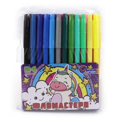 Фломастери "Єдиноріг" 24 кол., ПВХ, Josef Otten, 828-24LU Фломастери "Єдиноріг" 24 кол., ПВХ, Josef Otten, 828-24LU