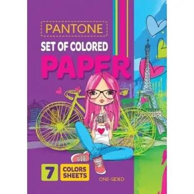 Набір паперу А4, кольор.одност.пантон/7арк/АНГЛ