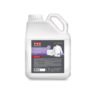 Гель PRO для прання білих тканин WHITE, 5 л (4шт/ящ) F. 25481900 Гель PRO для прання білих тканин WHITE, 5 л (4шт/ящ) F. 25481900