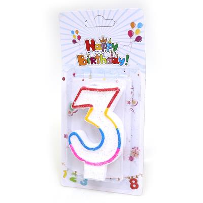 Свеча для торта ЦИФРА 3 с блестками (DSCN5151-3) Свеча для торта ЦИФРА 3 с блестками (DSCN5151-3)