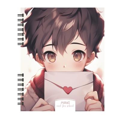 Блокнот В5, пластикова обкл., спіраль, 60 арк., клітинка