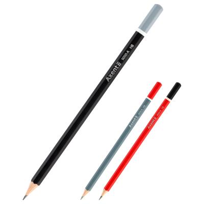 Олівець графітний Axent 9000-А, НВ, 100 шт., туба, ціна за 1 шт