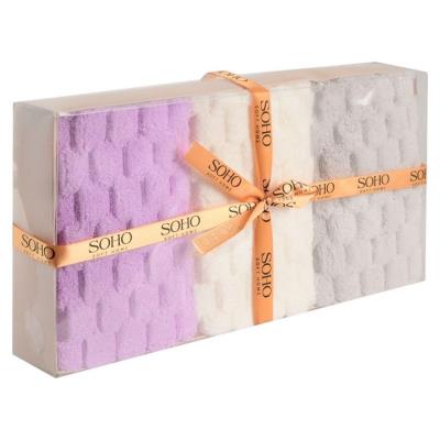 Текстиль банний SOHO Наб. руш. 35*75см мікроф. Sote MIX 3 шт. (35*75см мікроф. Sote MIX 3 шт.)