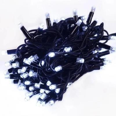 Вулична 100 LED, 10м, чорний каучук 3,3мм, білий Вулична 100 LED, 10м, чорний каучук 3,3мм, білий