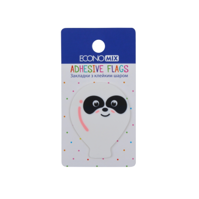 Закладки с клейким слоем 40х50 мм Economix Fun balloons, 20 шт., Пластиковые, Е20967-02 Закладки с клейким слоем 40х50 мм Economix Fun balloons, 20 шт., Пластиковые, Е20967-02