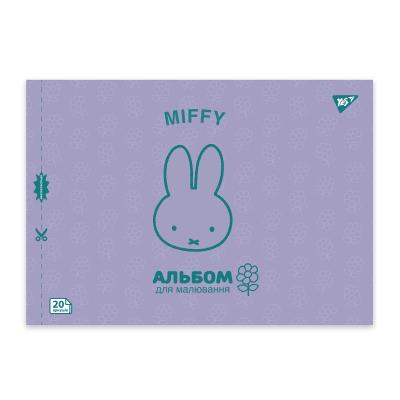 Зошит для малювання YES А4 20арк/100 скоба, з перфорацією (Miffy)