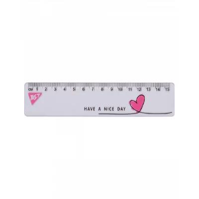 Лінійка YES 15 см "Nice day"