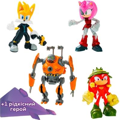 Набор игровых фигурок SONIC PRIME – ПРИКЛЮЧЕНИЯ ТЕЙЗЛА (5 фигурок, 6,5 cm)