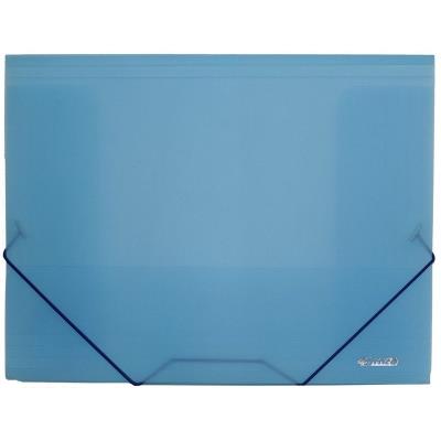 папка на гум., проз., А4, 500мкн, PP, блакит., 4-259-06, 4OFFICE
