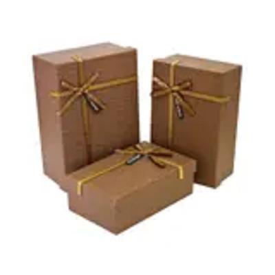 Подарункова коробка прямокутна з бантом1 шт.11038151/3