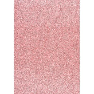 Фоаміран ЕВА SANTI світло-рожевий з гліттером, 200*300 мм, товщина 1,7 мм, 1 арк