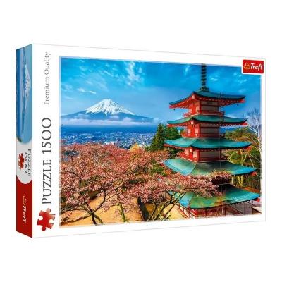 Пазли - (1500 елм.) - "Гора Фудзі" (Японія) / Trefl