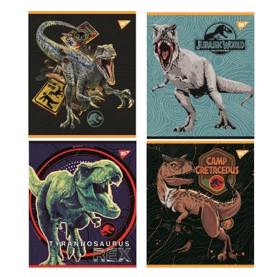 Зошит для записів А5/12 лін. YES "Jurassic world" мат. ВДЛ+УФ-виб.+мікроембосінг