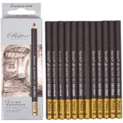 Олівець пастельний круглий сепія Raffine 7011-12СВ, Marco за пачку Олівець пастельний круглий сепія Raffine 7011-12СВ, Marco за пачку