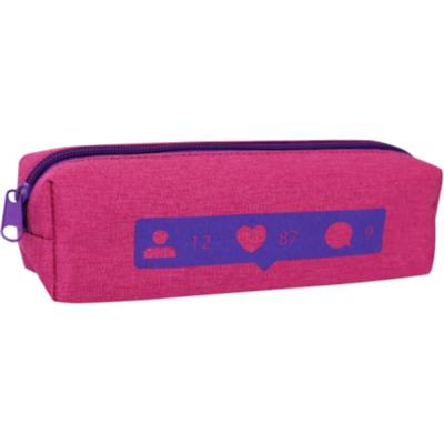 Пенал м'який, рожевий неон