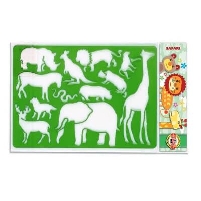 Трафарет пластиковий, 31х20, "Сафарі" (1) Трафарет пластиковий, 31х20, "Сафарі" (1)