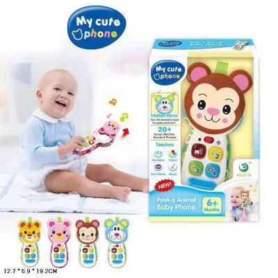 Моб.телефон LT-3983/6 (1820206-7-8-9) (96шт/2) 4 види,батар.,світло,звук, в коробці 13*6*20см