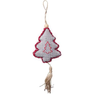 Підвіска Yes! Fun "Ялинка", сіра, h-16 см