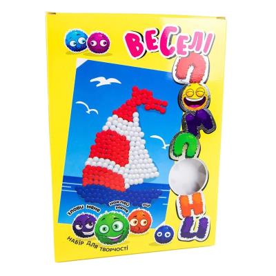 Набір для творчості 30995 (укр.) "Веселі помпони-кораблик". в коробці 30см-21,7см-1,4см Набір для творчості 30995 (укр.) "Веселі помпони-кораблик". в коробці 30см-21,7см-1,4см