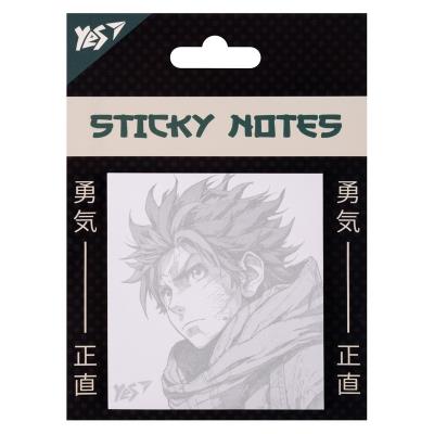 Папір з липким шаром Yes фігурний "Anime boy" 40 аркушів Папір з липким шаром Yes фігурний "Anime boy" 40 аркушів