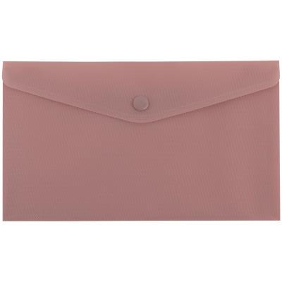 Папка-конверт на кнопці DL, Morandi рожевий