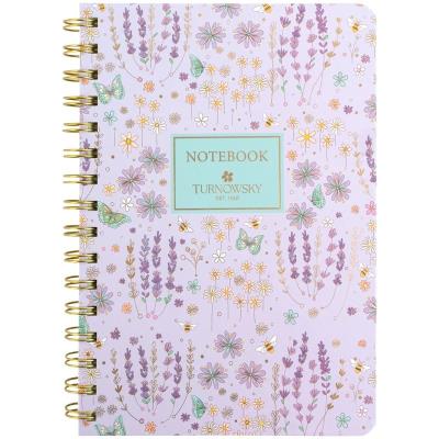 Блокнот на спіралі тв. об., А5, 80 арк,кл,TR,Morning Dew 2