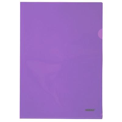Папка-уголок А4, плотная, фиолетовая, Norma 5024