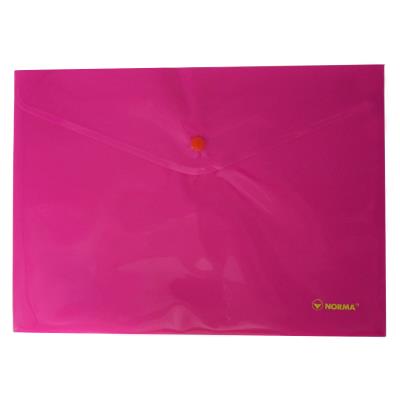 Папка з кнопкою, А4, РР 160мкн "Neon', рожев.,5106-12 , NORMA (12/360/720)