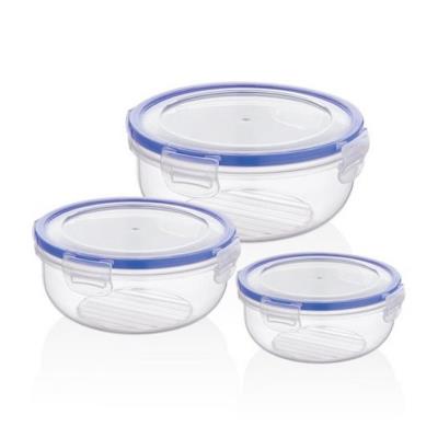 Форма для зберiгання пластик BAGER BG-519 COOK&LOCK /НАБІР/круг./0.8л/1.35л/2.25л