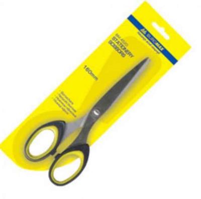 Ножиці суцільнометалеві Buromax, ручки з гумовими вставками, 160мм (12/144) Ножиці суцільнометалеві Buromax, ручки з гумовими вставками, 160мм (12/144)