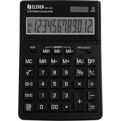Калькулятор Eleven офісний SDC-444X-BK, 12 р. 
