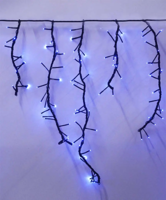 Бахрома- ФЕЄРВЕРК 240 LED 2.5м*0.6м, синій (24) 