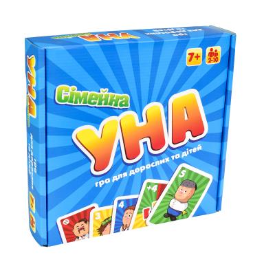 Настільна гра Strateg УНА Сімейна 2 в 1 українською мовою (30527)