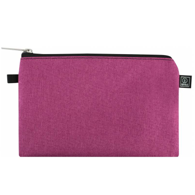 Папка для документів, текстильна, А6+, рожева Папка для документів, текстильна, А6+, рожева