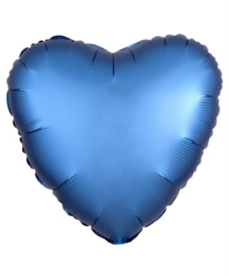 Кулька фольг. Pelican 18', СЕРЦЕ САТИН СИНЄ ТЕМНЕ 45 см, (ціна за упак/5шт) Кулька фольг. Pelican 18', СЕРЦЕ САТИН СИНЄ ТЕМНЕ 45 см, (ціна за упак/5шт)