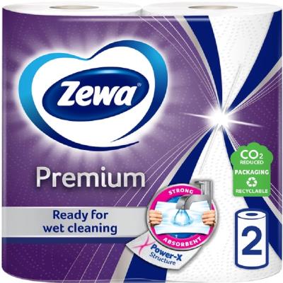 Полотенца бумажные 2-х слоев., 2 рул. Zewa Premium
