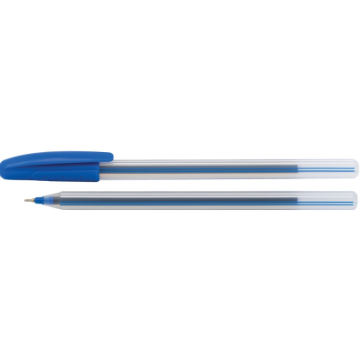 Ручка масляна ECONOMIX LINE 0,7 мм, пише синім (1/50/1000)