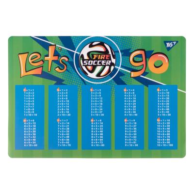 Підкладка для столу Yes табл. множ. "Football" Підкладка для столу Yes табл. множ. "Football"