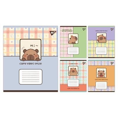 А5/24 лін. Yes Capy vibes, зошит учнівський шкільний