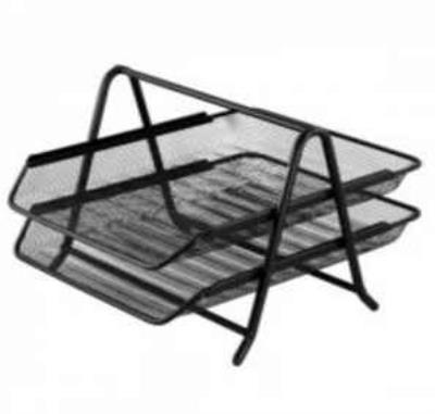 Лоток для паперів 2 в 1, 295x350x210мм, металевий, чорний Лоток для паперів 2 в 1, 295x350x210мм, металевий, чорний