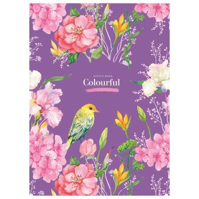 Зошит загальний, скоба, А4/40арк., у клітинку, білий блок, 70г/м2, картон, мат. ламінація, Student 