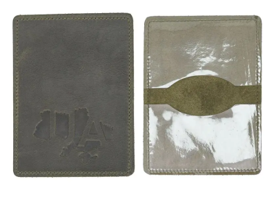 Обкладинка ID - 1 шкіра UA на мапі хакі тиснення Обкладинка ID - 1 шкіра UA на мапі хакі тиснення