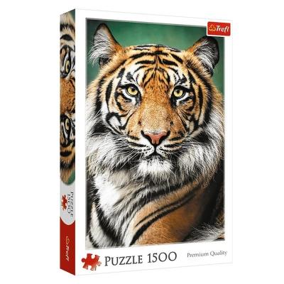 Пазли - (1500 елм.) - "Портрет Тигра" / Trefl