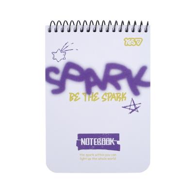 Зошит для записів Yes А6/80 од. спіраль "Create"