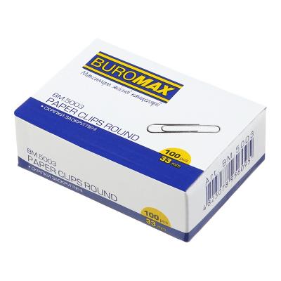 Скріпка Buromax BM.5003, 33 мм, кругла, 100 шт (10/500) Скріпка Buromax BM.5003, 33 мм, кругла, 100 шт (10/500)
